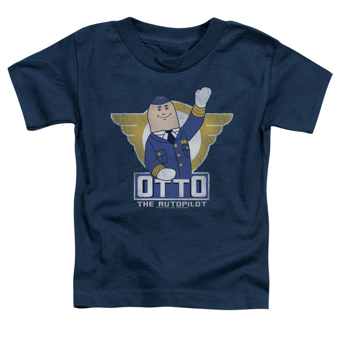 Airplane! OTTO The Autopilot Toddler Kids Youth T Shirt Navy Blue