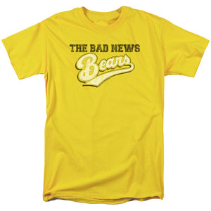 The Bad News Bears Logo Mens T Shirt Yellow