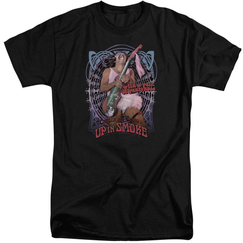 Up In Smoke Pantyhose Mens Tall T Shirt Black Officially Licensed