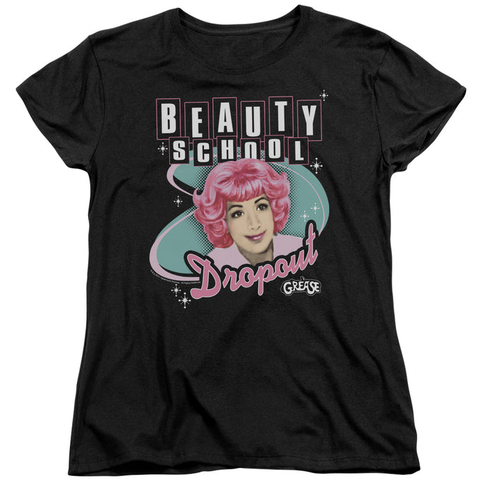 Grease Beauty School Dropout Womens T Shirt Black