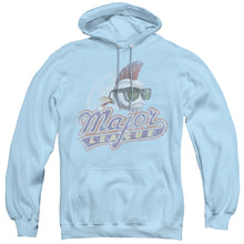 Load image into Gallery viewer, Major League Distressed Logo Mens Hoodie Light Blue
