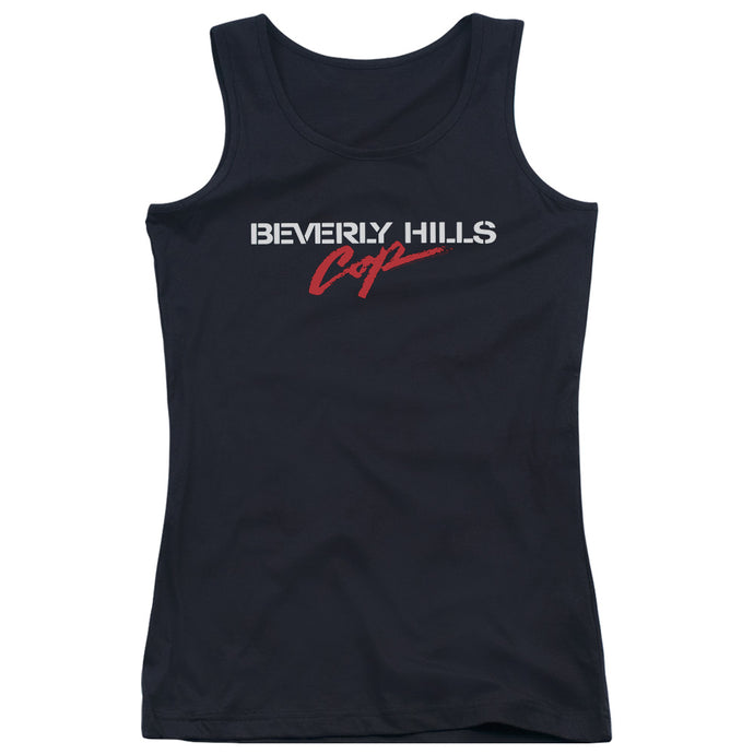 Beverly Hills Cop Logo Womens Tank Top Shirt Black