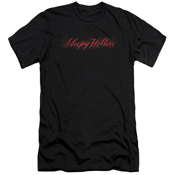 Sleepy Hollow Logo Premium Bella Canvas Slim Fit Mens T Shirt Black