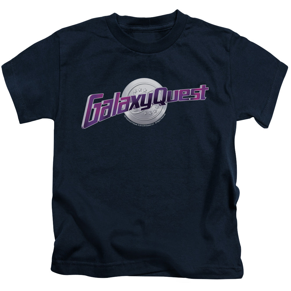 Galaxy Quest Logo Juvenile Kids Youth T Shirt Navy Blue
