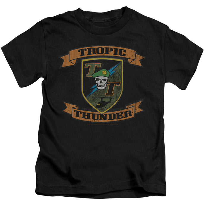 Tropic Thunder Patch Juvenile Kids Youth T Shirt Black