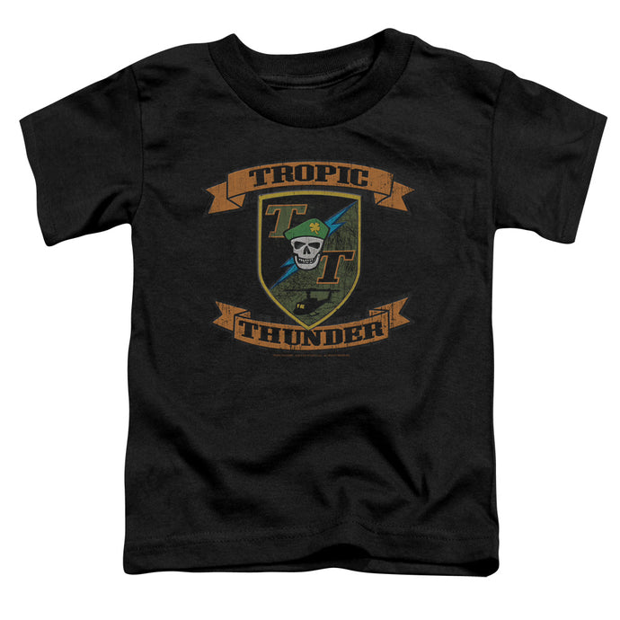 Tropic Thunder Patch Toddler Kids Youth T Shirt Black