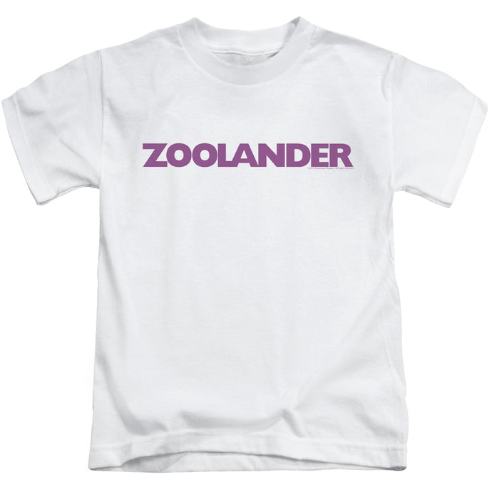 Zoolander Logo Juvenile Kids Youth T Shirt White