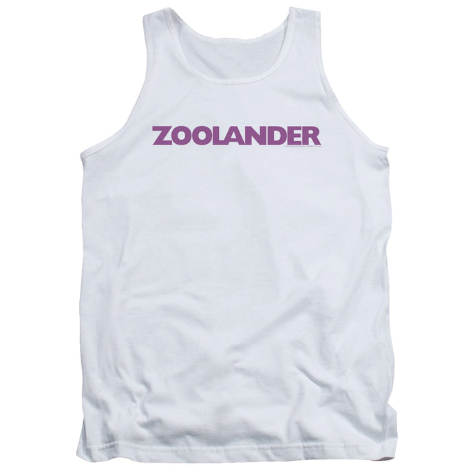 Zoolander Logo Mens Tank Top Shirt White