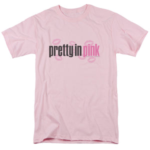 Pretty In Pink Logo Mens T Shirt Pink