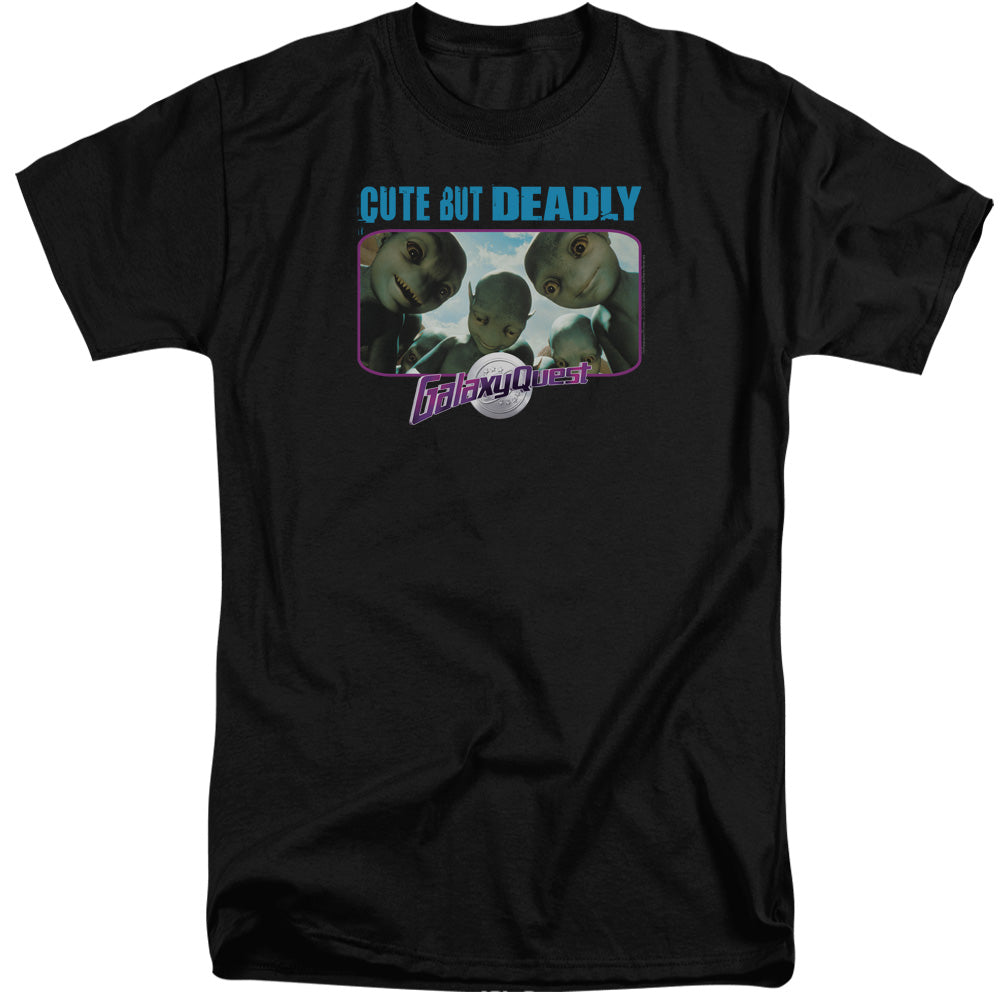 Galaxy Quest Cute But Deadly Mens Tall T Shirt Black
