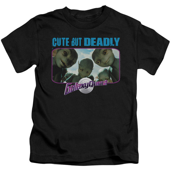 Galaxy Quest Cute But Deadly Juvenile Kids Youth T Shirt Black