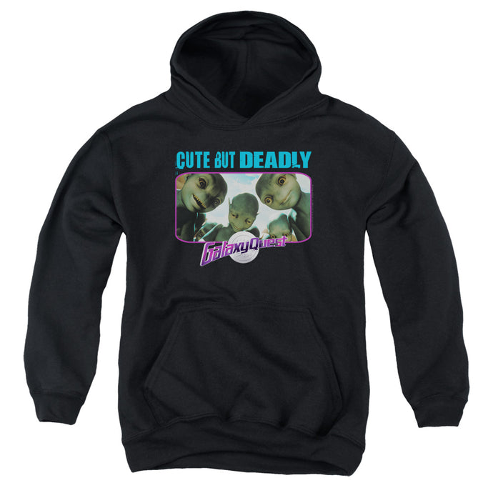 Galaxy Quest Cute But Deadly Kids Youth Hoodie Black