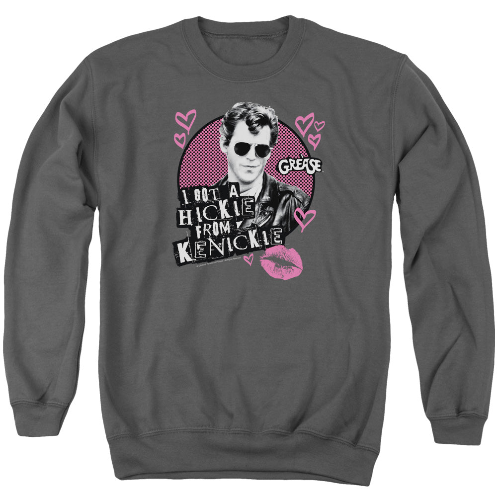 Grease Kenickie Mens Crewneck Sweatshirt Charcoal