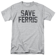 Load image into Gallery viewer, Ferris Bueller Save Ferris Mens T Shirt Athletic Heather