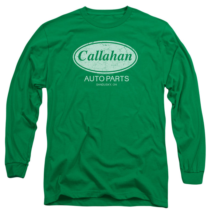 Tommy Boy Callahan Auto Mens Long Sleeve Shirt Kelly Green