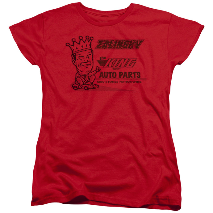 Tommy Boy Zalinsky Auto Womens T Shirt Red