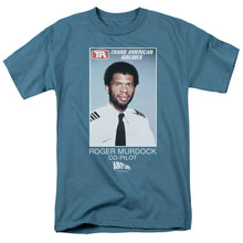 Load image into Gallery viewer, Airplane! Roger Murdock Mens T Shirt Slate
