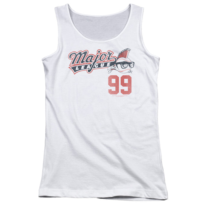 Major League 99 Womens Tank Top Shirt White