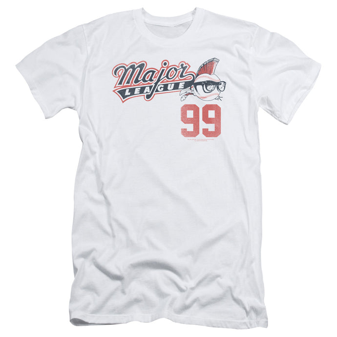 Major League 99 Slim Fit Mens T Shirt White