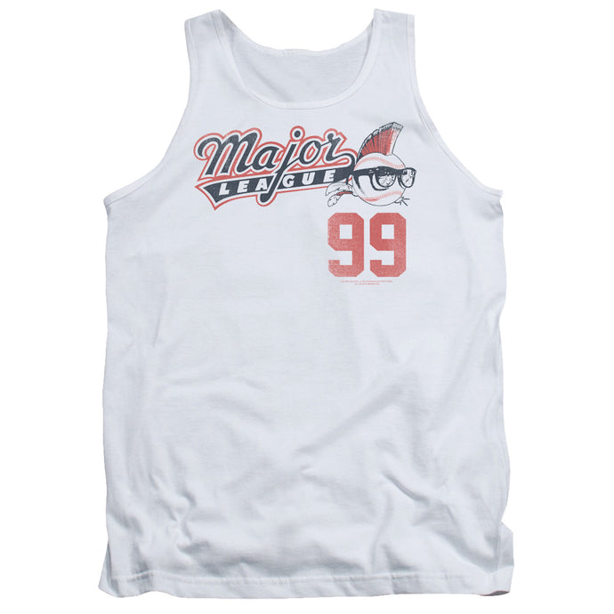 Major League 99 Mens Tank Top Shirt White