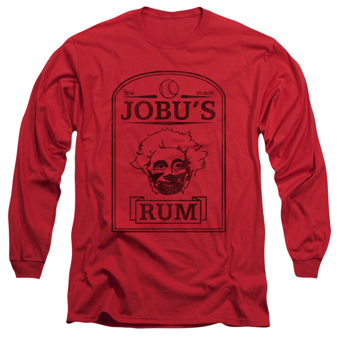 Major League Jobus Rum Mens Long Sleeve Shirt Red