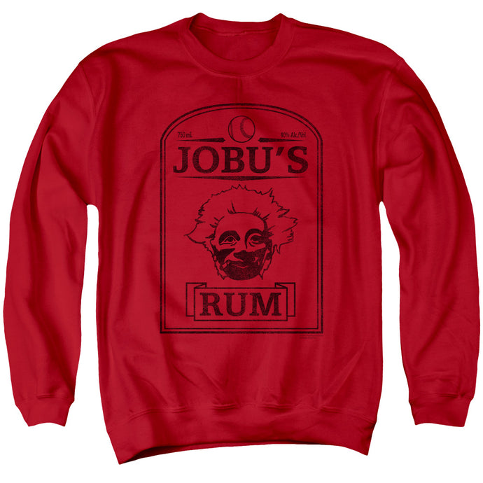 Major League Jobus Rum Mens Crewneck Sweatshirt Red