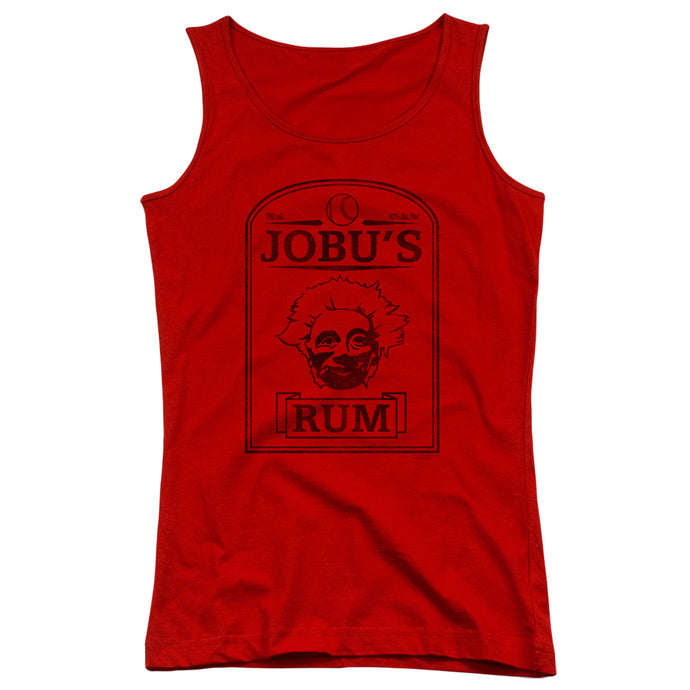 Major League Jobus Rum Womens Tank Top Shirt Red