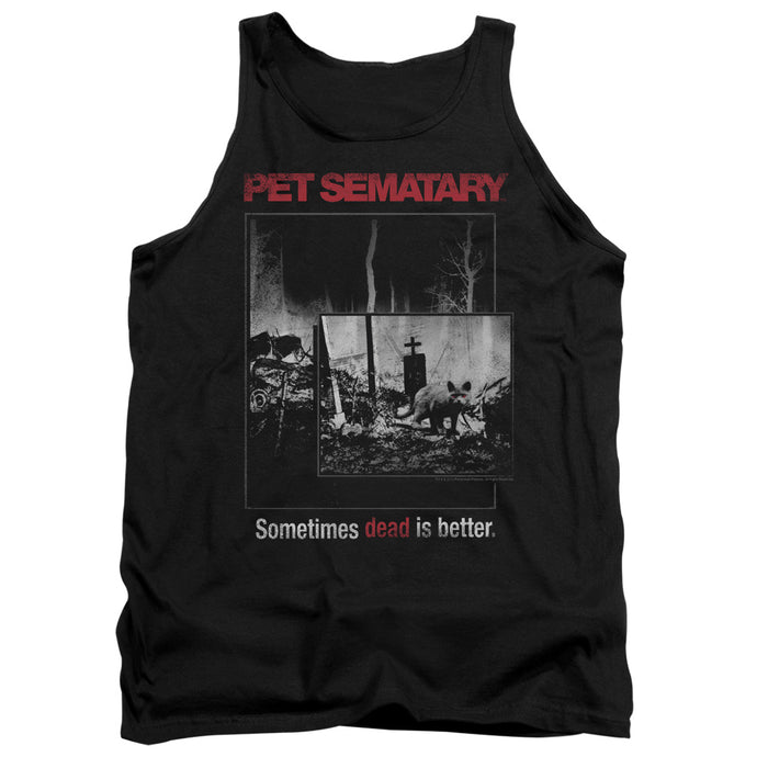 Pet Sematary Cat Poster Mens Tank Top Shirt Black