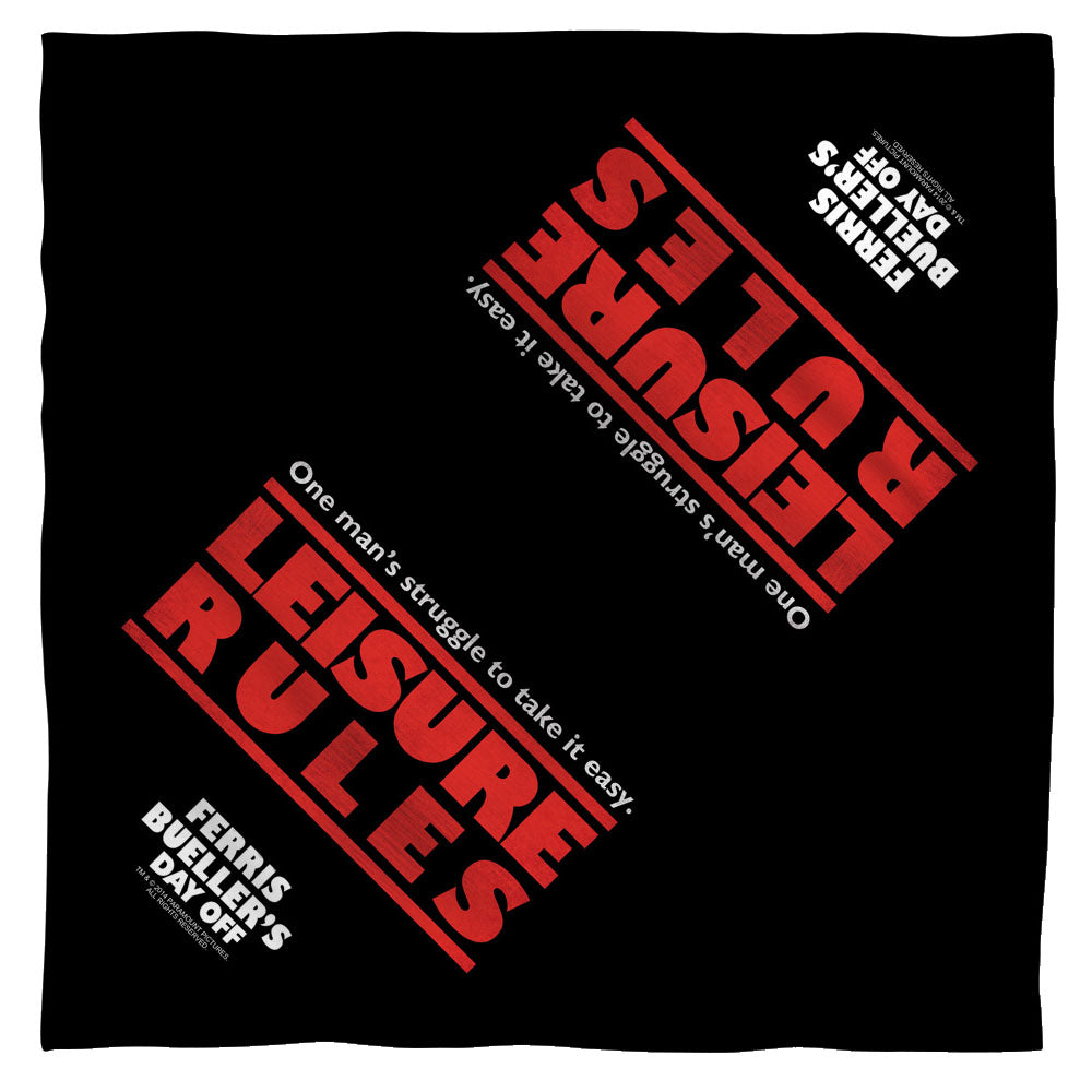 Ferris Buellers Day Off Struggle Bandana Officially Licensed