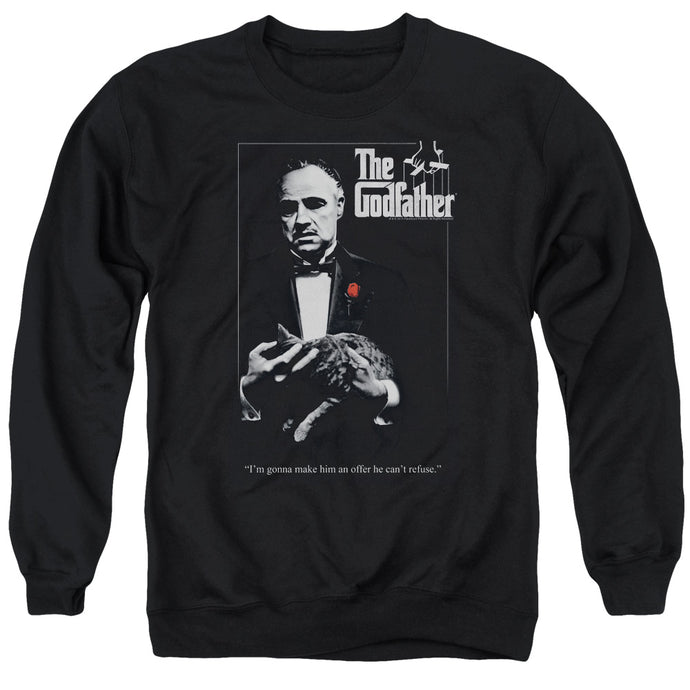 The Godfather Poster Mens Crewneck Sweatshirt Black