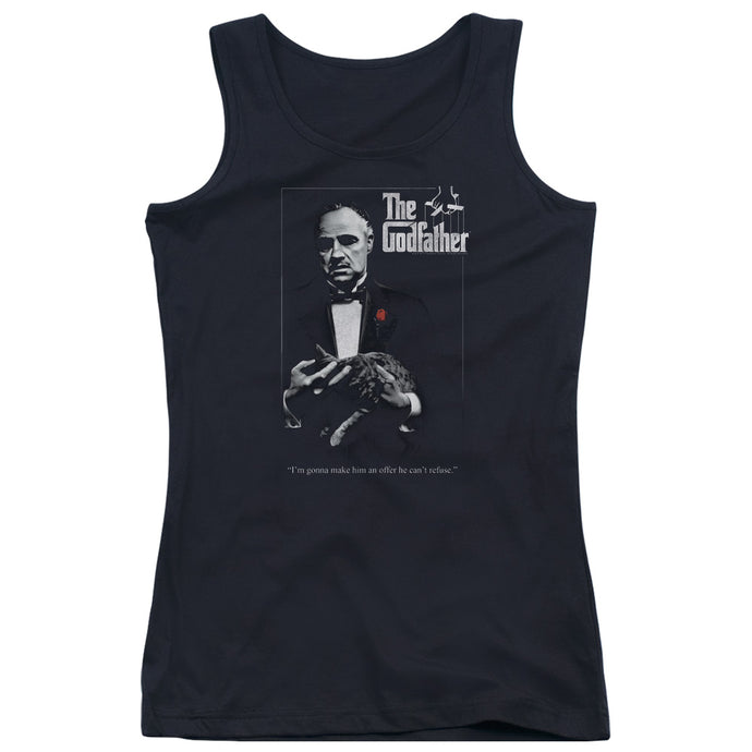 The Godfather Poster Womens Tank Top Shirt Black