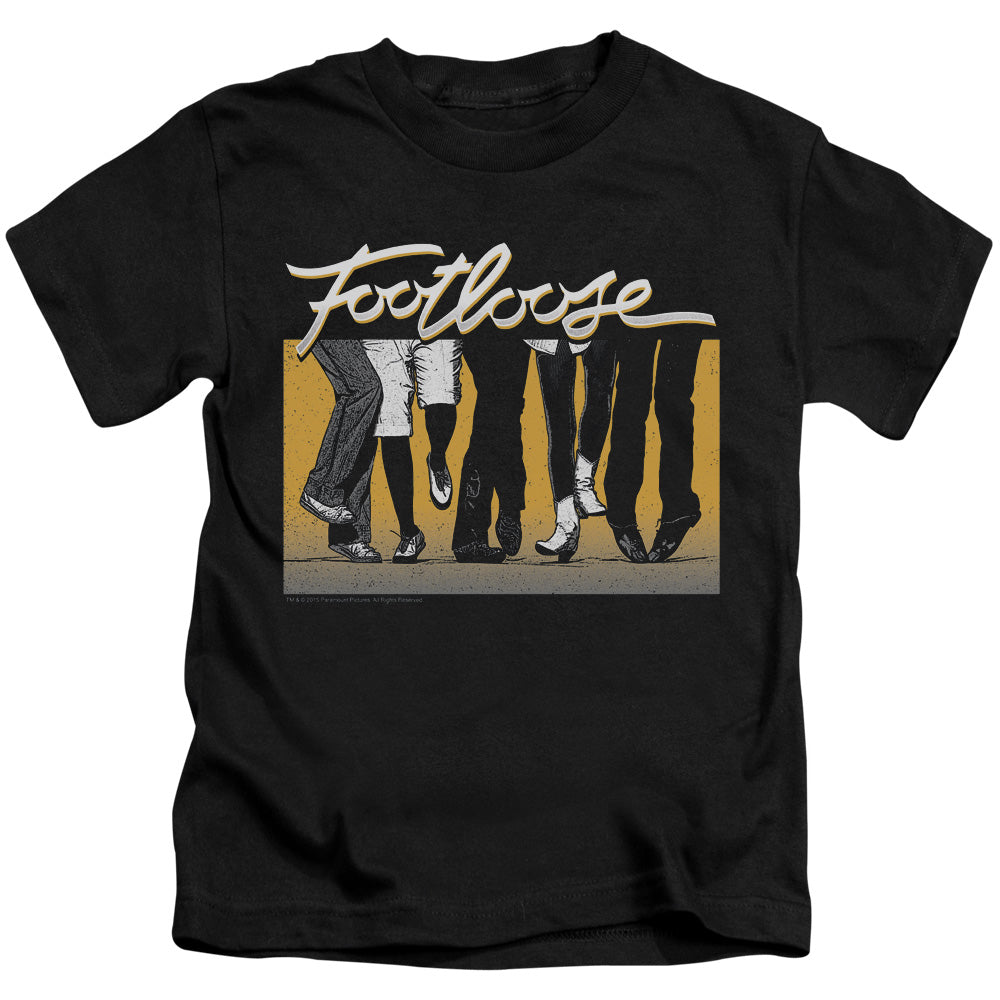 Footloose Dance Party Juvenile Kids Youth T Shirt Black