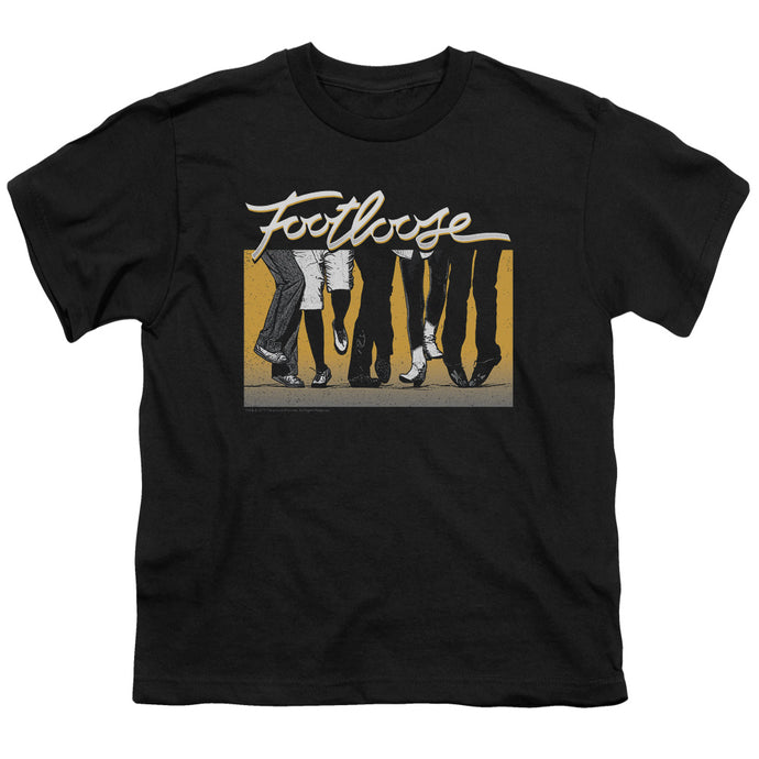 Footloose Dance Party Kids Youth T Shirt Black