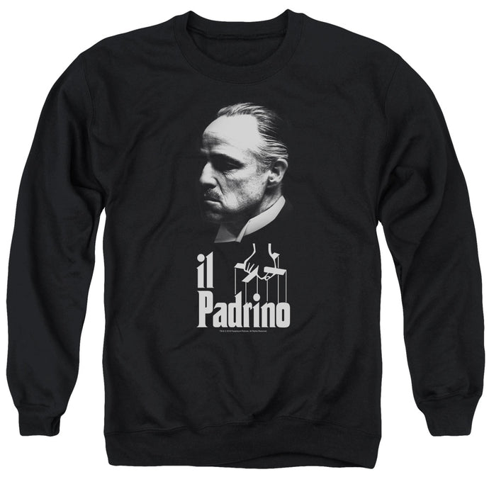 The Godfather II Padrino Mens Crewneck Sweatshirt Black