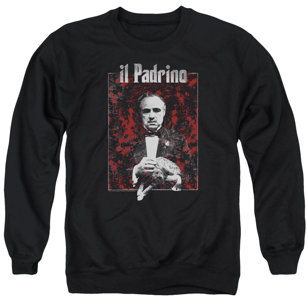 The Godfather Sangue Mens Crewneck Sweatshirt Black