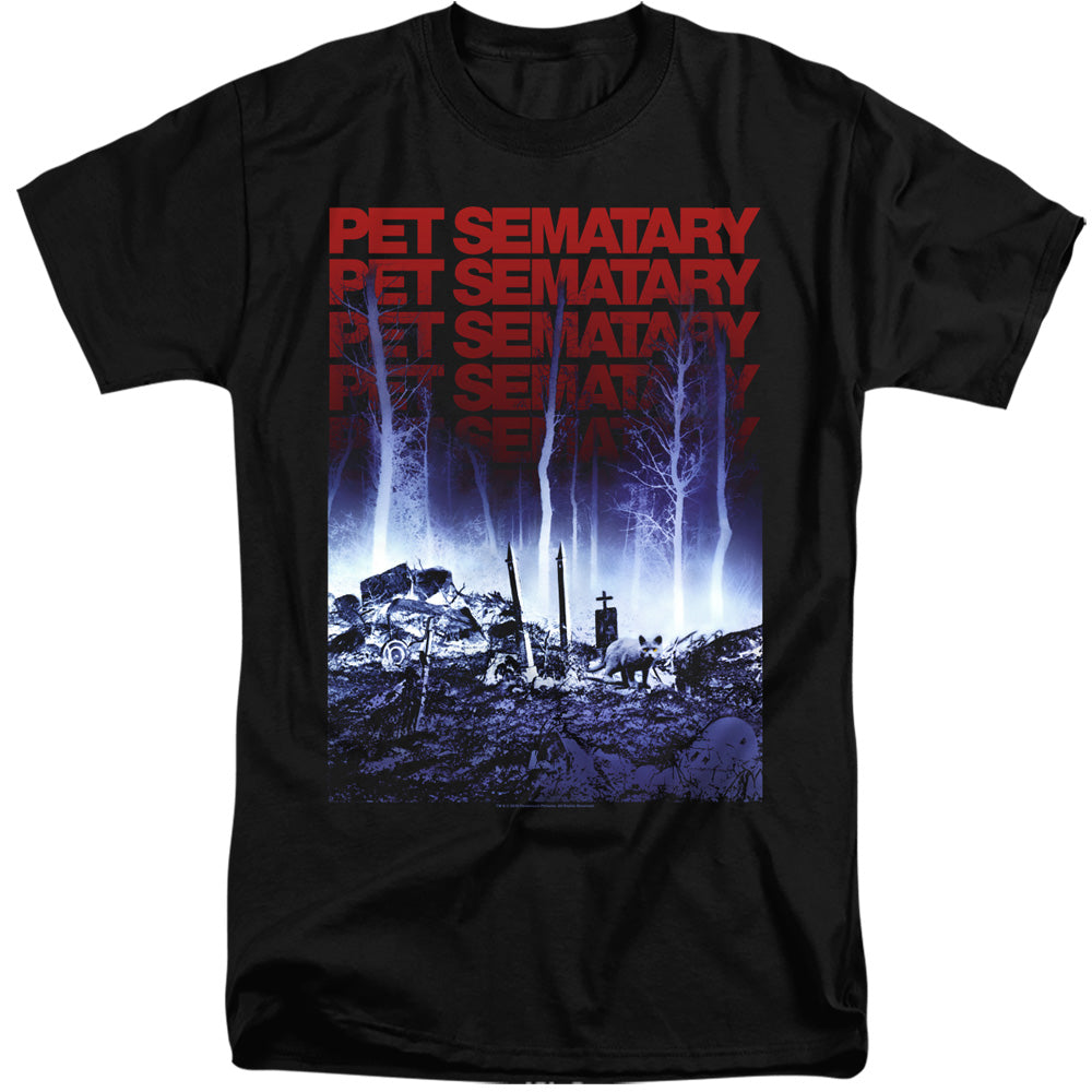 Pet Sematary Sematary Mens Tall T Shirt Black