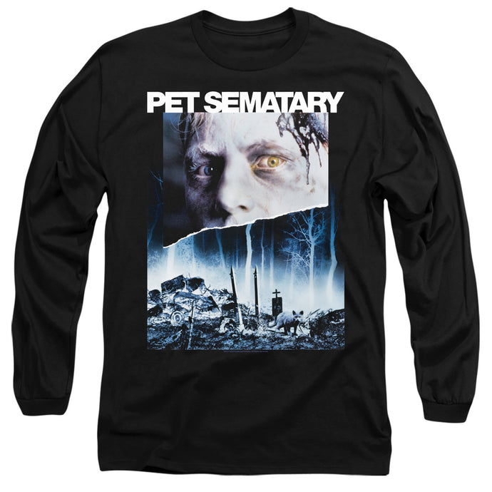Pet Sematary Poster Art Mens Long Sleeve Shirt Black