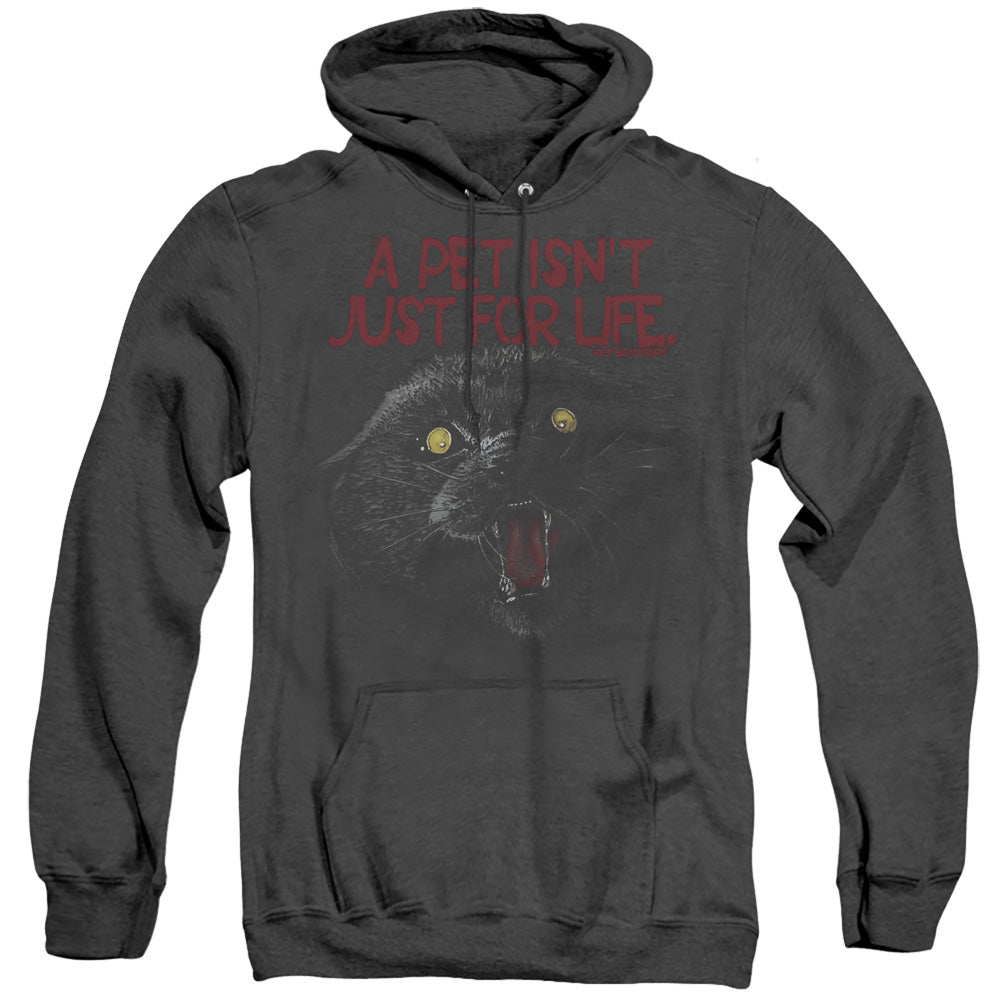 Pet Sematary I Survived Mens Heather Hoodie Black Officially Licensed