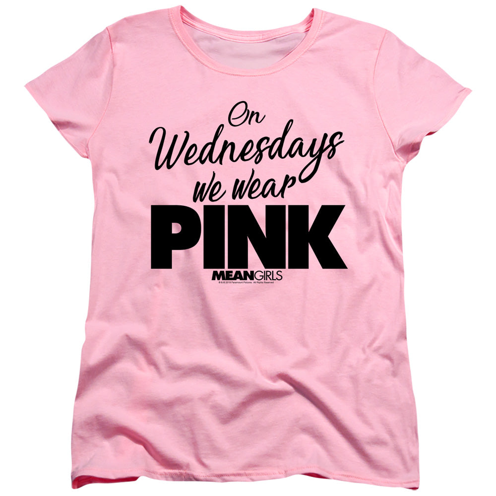Mean Girls Pink Womens T Shirt Pink
