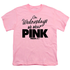 Mean Girls Pink Kids Youth T Shirt Pink