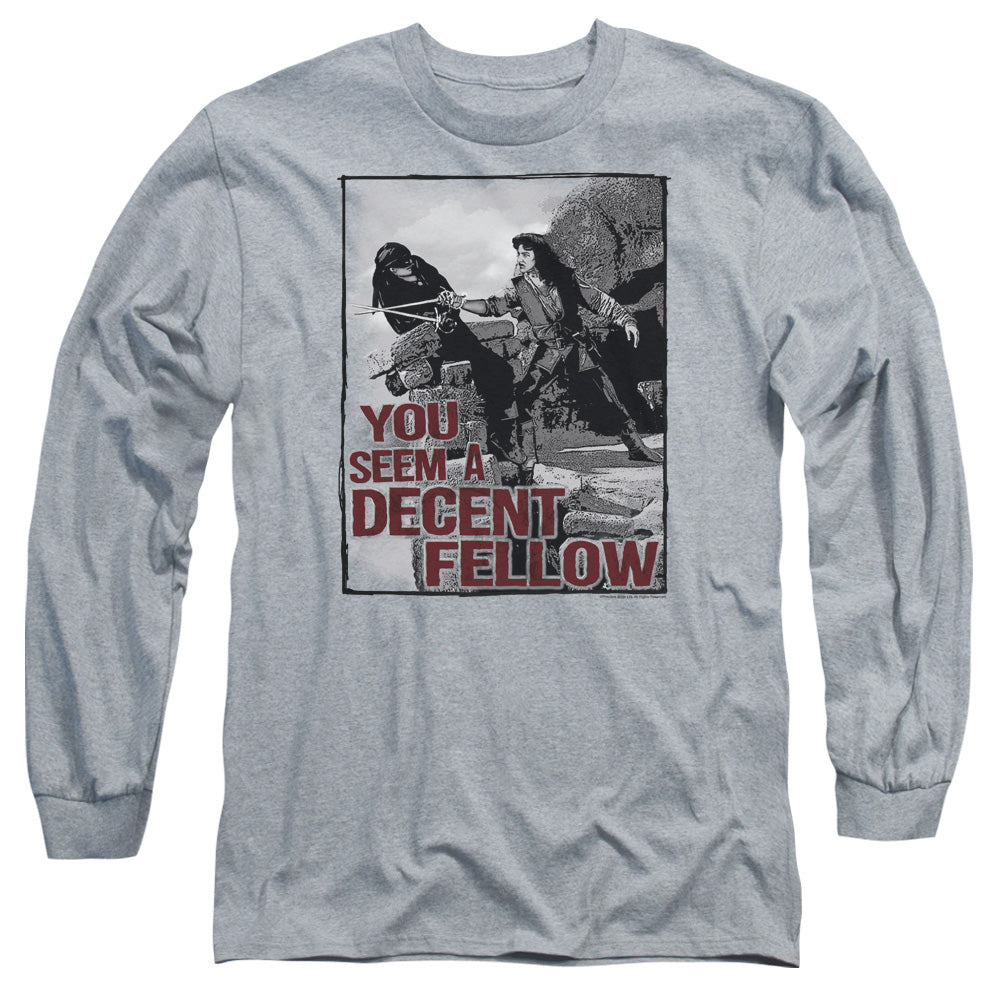 The Princess Bride Fellow Mens Long Sleeve Shirt Athletic Heather