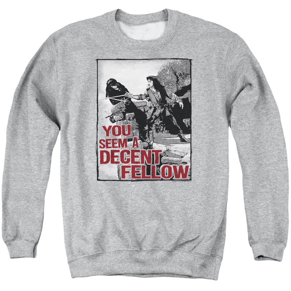 The Princess Bride Fellow Mens Crewneck Sweatshirt Athletic Heather