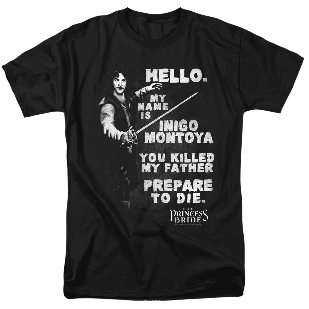Princess Bride Hello Again Mens T Shirt Black Officially Licensed