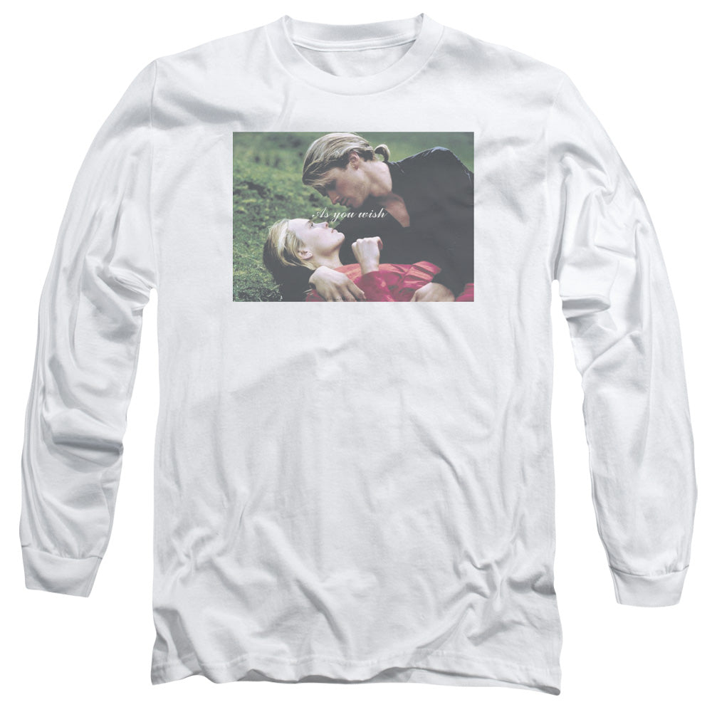 The Princess Bride As You Wish Mens Long Sleeve Shirt White