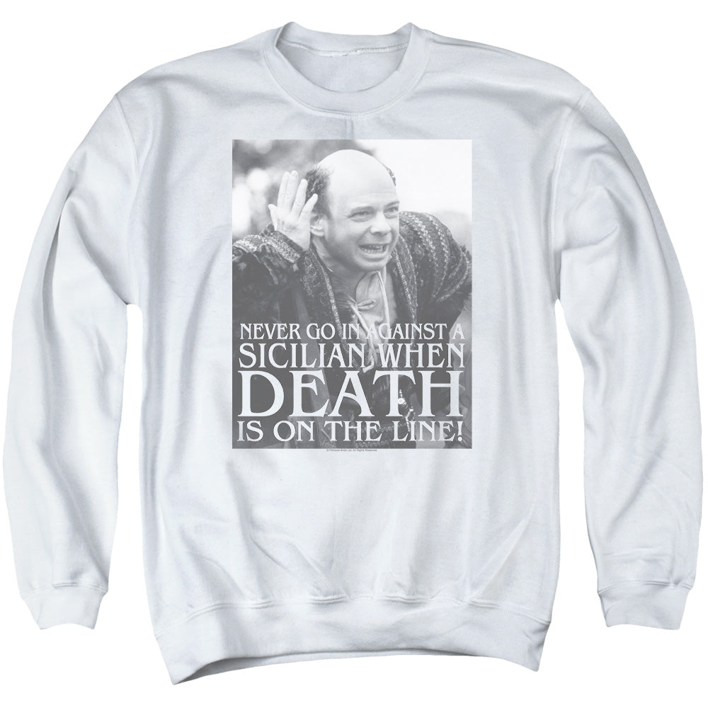 The Princess Bride Sicilian Mens Crewneck Sweatshirt White