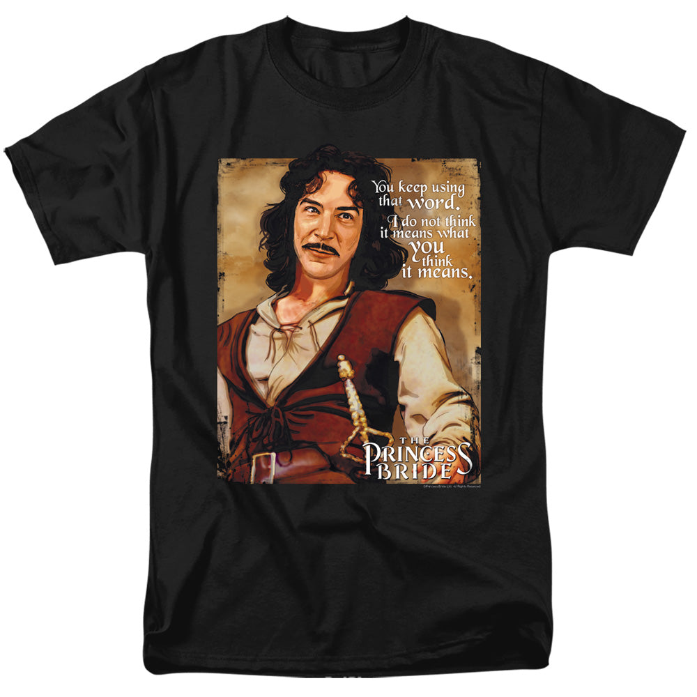 Princess Bride Word Mens T Shirt Black Officially Licensed