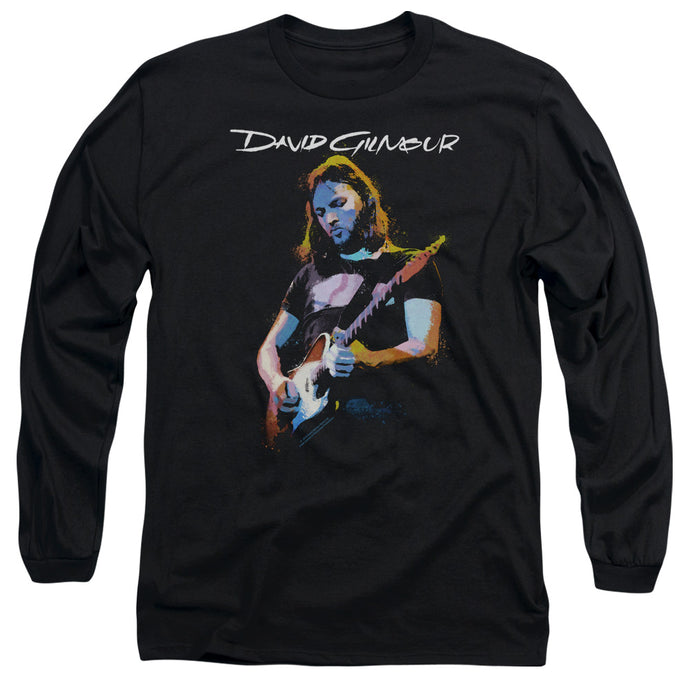 David Gilmour Guitar Gilmour Mens Long Sleeve Shirt Black