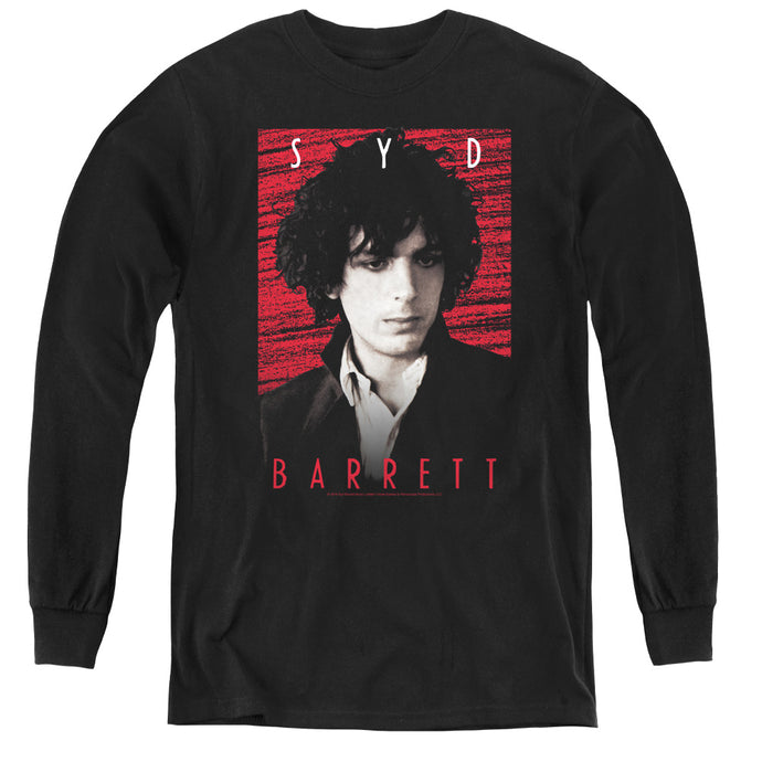 Syd Barrett Syd Long Sleeve Kids Youth T Shirt Black