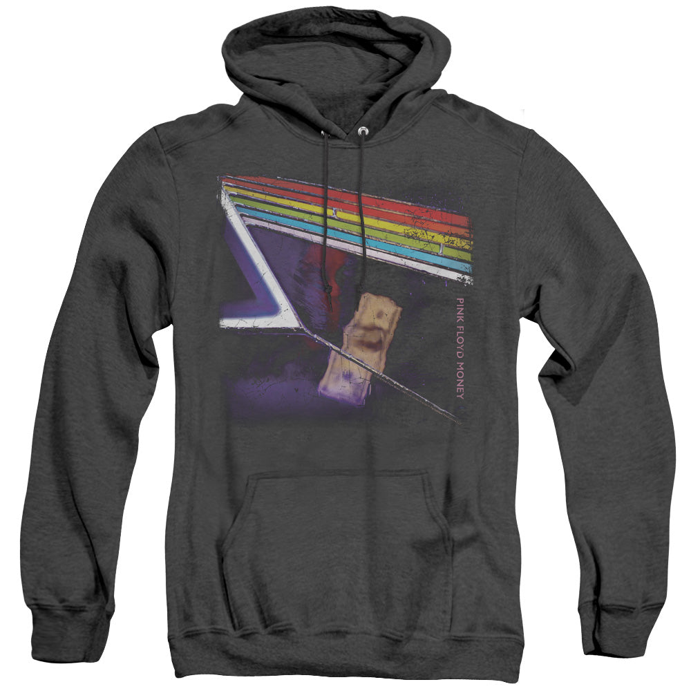 Pink Floyd Money Mens Heather Hoodie Black Officially Licensed