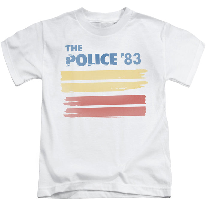 The Police 83 Juvenile Kids Youth T Shirt White